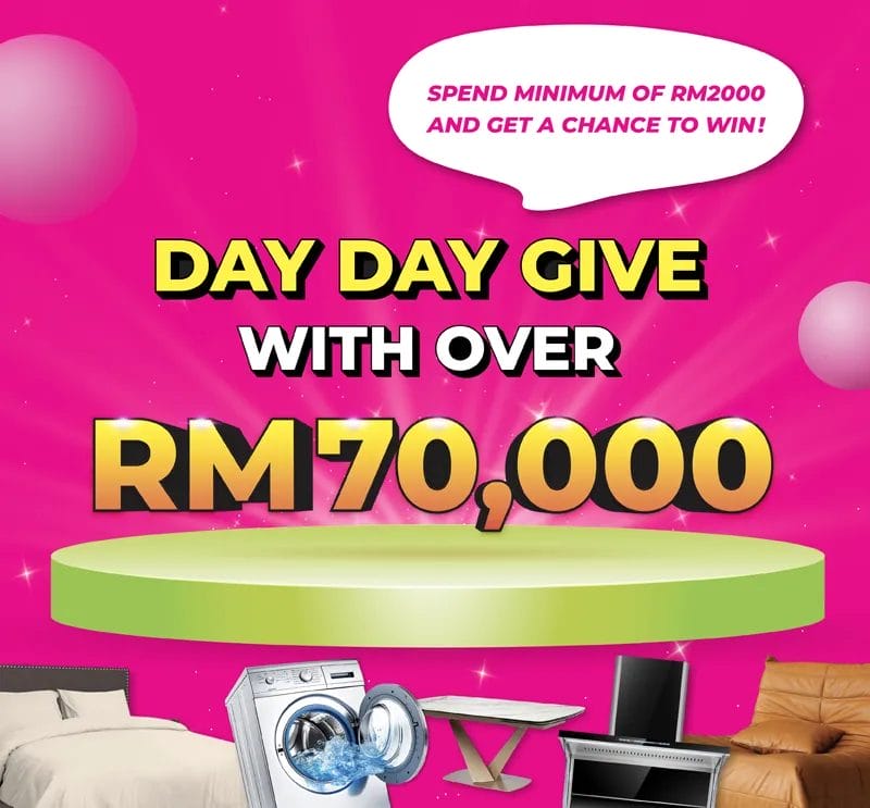 Day Day Give At MYHOME Furniture Fair on 31 Oct To 2 Nov 2025 At Starling Mall PJ 