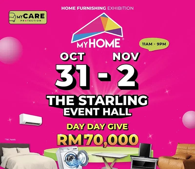 MYHOME Exhibition Home Expo 31 Oct To 2 Nov 2025 At Starling Mall PJ 