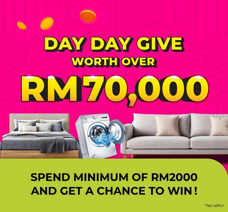 Day Day Give At MYHOME Furniture Fair December 2025 At Mitec Kl